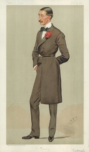 Robert Armstrong Yerburgh, Chester, 19 October 1893, Vanity Fair cartoon by Leslie Matthew Ward