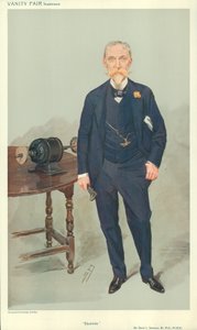 Sir David L Salomons, Electricity, Vanity Fair Cartoon