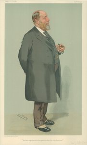 Sir John Wolfe-Barr, He has engineered nothing better than his own fortunes, 26 January 1905, Vanity Fair cartoon by Leslie Matthew Ward
