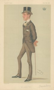 The Earl of Shrewsbury and Talbot, The Premier Earl, Vanity Fair Cartoon by Leslie Matthew Ward