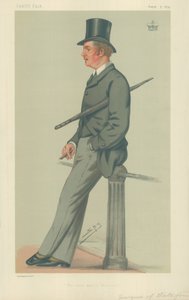 The Marquis of Waterford, The great man of Waterford, 9 August 1879, Vanity Fair cartoon by Leslie Matthew Ward