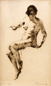 Seated Female Nude