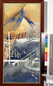 Winter Landscape by Lev Aleksandrovitc Bruni
