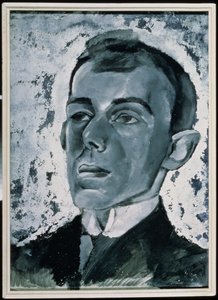 Portrait of the Poet Ossip Mandelstam by Lev Aleksandrovitc Bruni