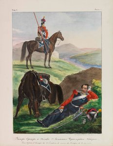 Officer of the Black Sea Cossack Squadron Uniforms of the Russian Imperial Army by Lev Alexandrovich Belousov