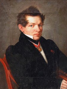Portrait of the mathematician Nikolai Lobachevsky 1792-1856, 1839