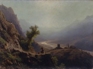 In the Caucasus Mountains by Lev Felixovich Lagorio