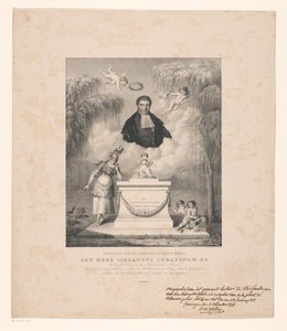 Portrait of Sibrandus Stratingh by Levi Michiel Bendix