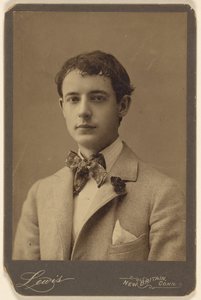 Walter Thomas (Young Man in Bow Tie and Carnation in Lapel of Coat) by Lewis