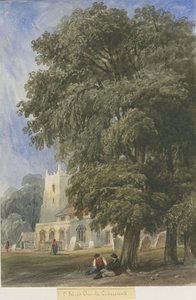 Caverswall Church by Lewis John Wood