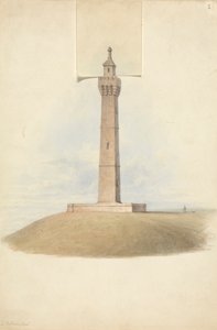 Variant Designs for the Somerset Monument: Elevation by Lewis Vulliamy