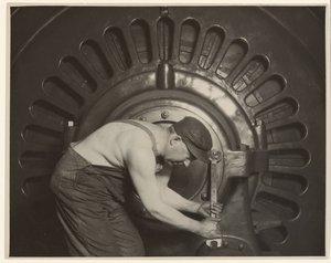 Power House Mechanic by Lewis W. Hine