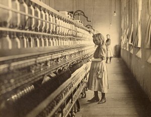 Sadie Pfeiffer, Spinner in Cotton Mill