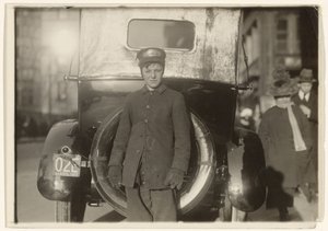 Western Union Messenger, Massachusetts by Lewis W. Hine