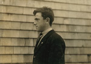 15-Year-Old James Cooney, Irish Immigrant in Fall River, Massachusetts by Lewis Wickes Hine