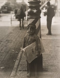 A Little Shaver, Indianapolis by Lewis Wickes Hine