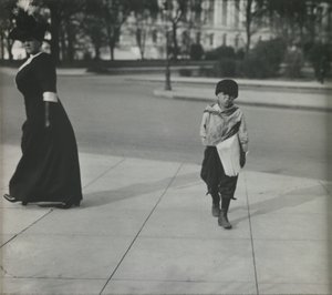 Boy with Newspaper, Washington D.C. by Lewis Wickes Hine