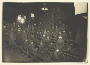 Breaker Boys In Coal Chute, South Pittston, Pennsylvania by Lewis Wickes Hine