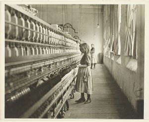 Sadie Pfeifer, a Cotton Mill Spinner, Lancaster, South Carolina by Lewis Wickes Hine