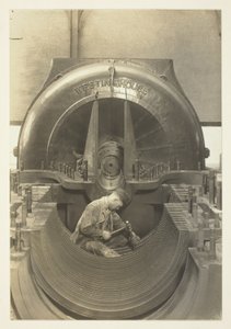 The Turbine, Power-House, New York City by Lewis Wickes Hine