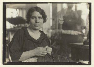Woman Garment Worker by Lewis Wickes Hine