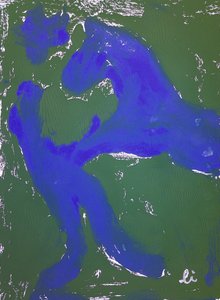 Abstract Blue Dance by Li Gessbo