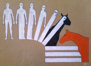 Human Horse Transformation by Li Gessbo