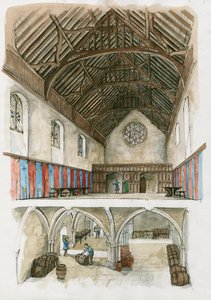 Reconstruction of Winchester Palace from Medieval Times by Liam Wales