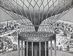 Cineorama by Raoul Grimoin-Sanson, circular projection system ancestor of Cinerama
