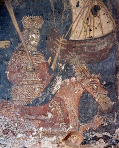 Fresco in Church in Deliana, Crete, Greece by Unbekannt Unbekannt