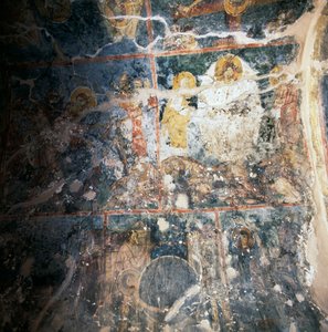 Frescoes on Ceiling of Monastery of Agios Georgios, Diavaide, Crete, Greece by Unbekannt Unbekannt