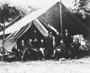 General Ulysses Grant and His Staff at City Point, Summer 1864, American Civil War, USA by Unbekannt Unbekannt