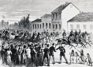 Grand Duke Michael Entering Bucharest by Unbekannt Unbekannt