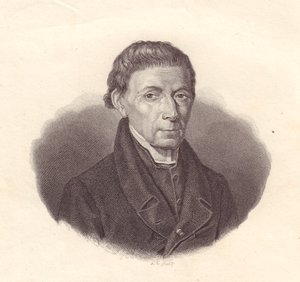 Portrait of Italian mathematician and astronomer Barnaba Oriani