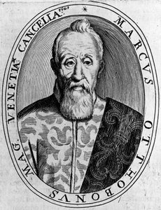 Portrait of Marco Ottoboni, Grand Chancellor of Venice, Engraving by Unbekannt Unbekannt
