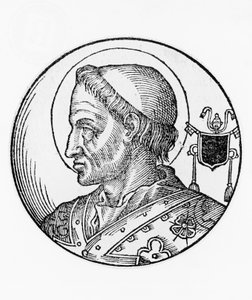 Portrait of Saint Hormisdas (died 523), 52nd Pope of Catholic Church from 514