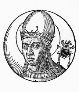 Portrait of Saint Zosimus, 41st Pope of the Catholic Church, Engraving by Unbekannt Unbekannt