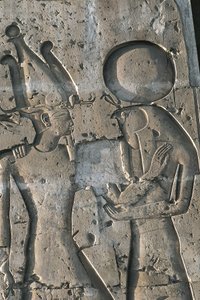 Relief in mortuary temple of Seti I by Unbekannt Unbekannt