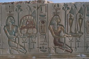 Relief of votive offerings