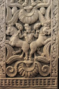 Relief on the Western Entrance, Great Stupa, Sanchi by Unbekannt Unbekannt