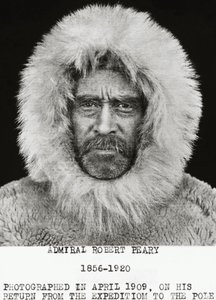 The American Explorer Robert Edwin Peary (1856-1920) Photographed in April 1909 Returning from His Expedition to the North Pole