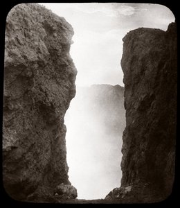 View into a volcanic crater, Japan by Unbekannt Unbekannt