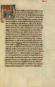 Initial Q: Gillion Reacting to the News of Death of His Wife and Progeny by Lieven van Lathem