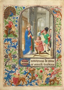 Saint Eutrope Healing a Person