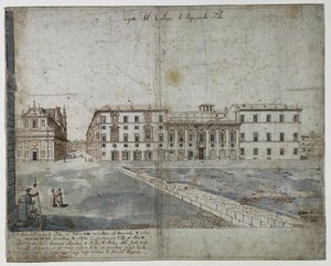 Eighteen Views of Rome: The Collegio di Propaganda Fide by Lievin Cruyl