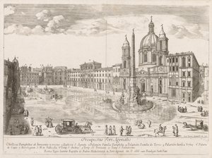Piazza Navona by Lievin Cruyl