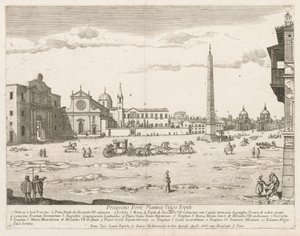 Piazza del Popolo by Lievin Cruyl