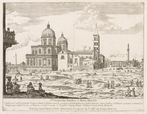 Santa Maria Maggiore from Prospectus Locurum Urbis Romae Insignium by Lievin Cruyl