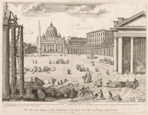St. Peters Basilica from Prospectus Locurum Urbis Romae Insignium, 1666