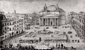 View of the Pantheon, Rome